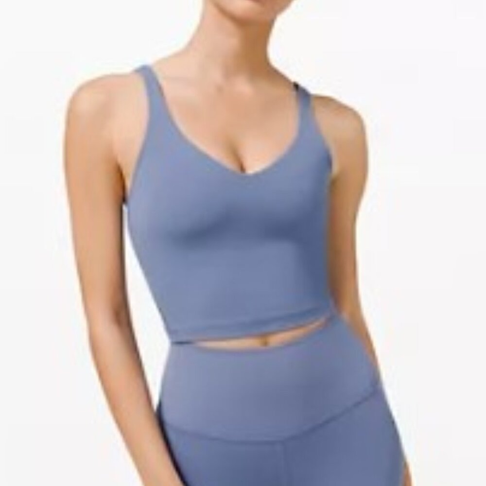 Lululemon Align tank top blue “Water Drop” size 6 - top only!